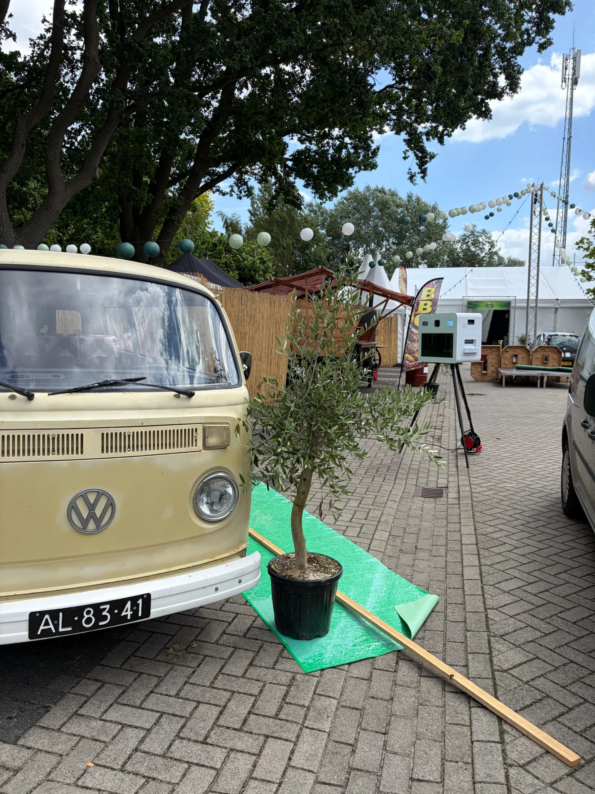 Volkswagen t1 busje met photobooth
